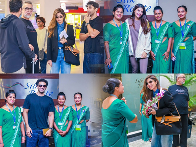 බොලිවුඩ් තරු: ශිල්පා ෂෙට්ටි කුන්ද්‍රා, ආදිත්‍ය රෝයි කපූර් සහ ජැකලින් ෆර්නැන්ඩස් අද දිවයිනට!